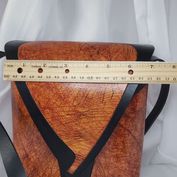 Dei Grandi Argentina Leather Crossbody Bag & Matching Wallet Set Artisan Made - Picture 10 of 14